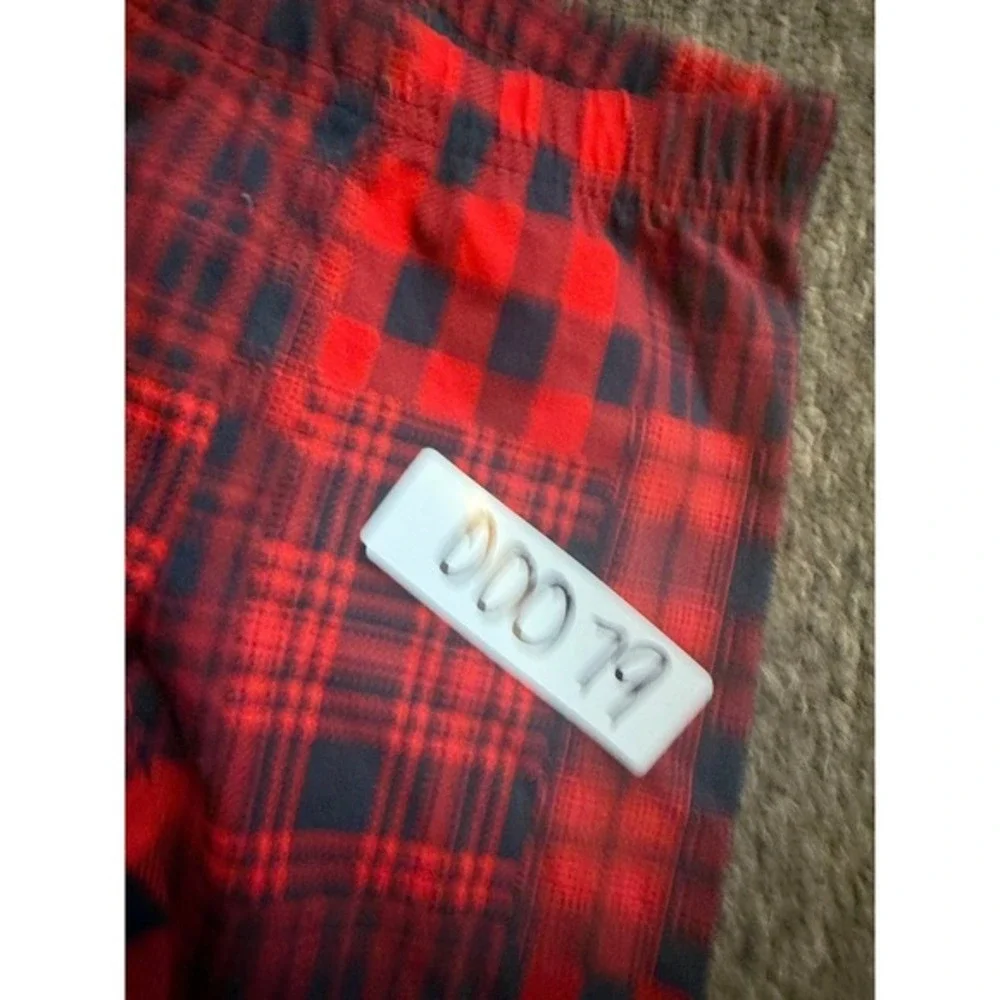 Polo Ralph Lauren Kids Plaid Flannel Bottoms Pants 3T Red‎ Black Valentines Day